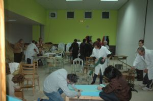 CLAUSURA DE UN CURSO DE RESTAURACIÓN DE MOBILIARIO Y ENSERES ANTIGUOS EN VENIALBO