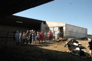 VISITA DE LA ESCUELA A UNA GRANJA DE VENIALBO 