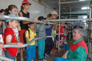 VISITA DE LA ESCUELA A UNA GRANJA DE VENIALBO 